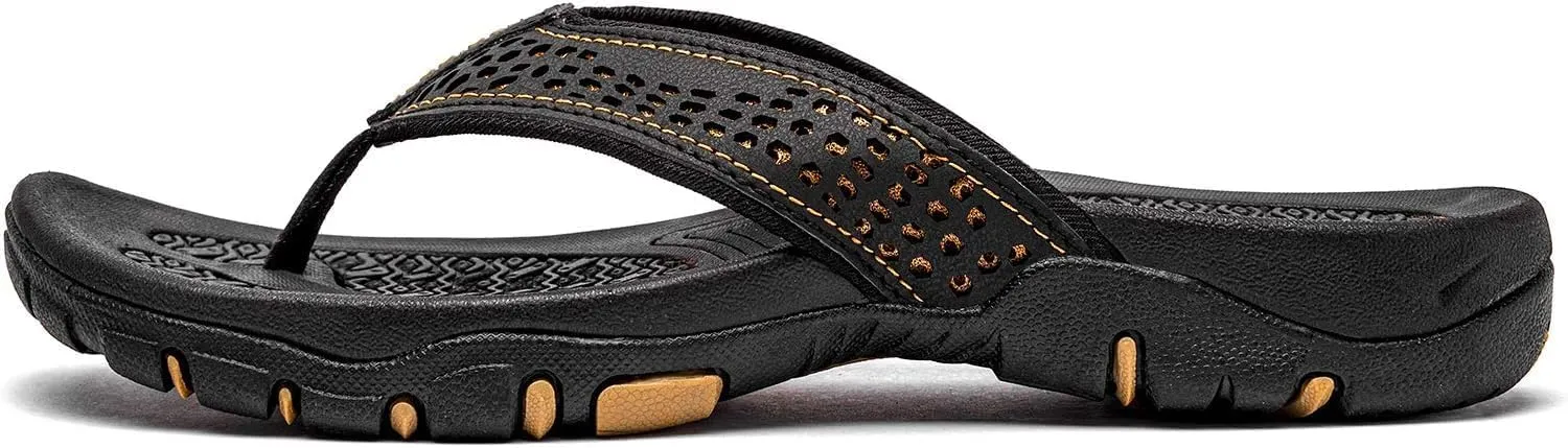Mens Sport Flip Flops Comfort Sandals Indoor and Outdoor Beach Flip Flop