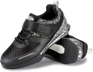 Men's Weightlifting Shoes - Pro-Level Stability for Squats & Deadlifts - High-Traction Grip, Arch Support - Powerlifting & Strength Training Footwear
