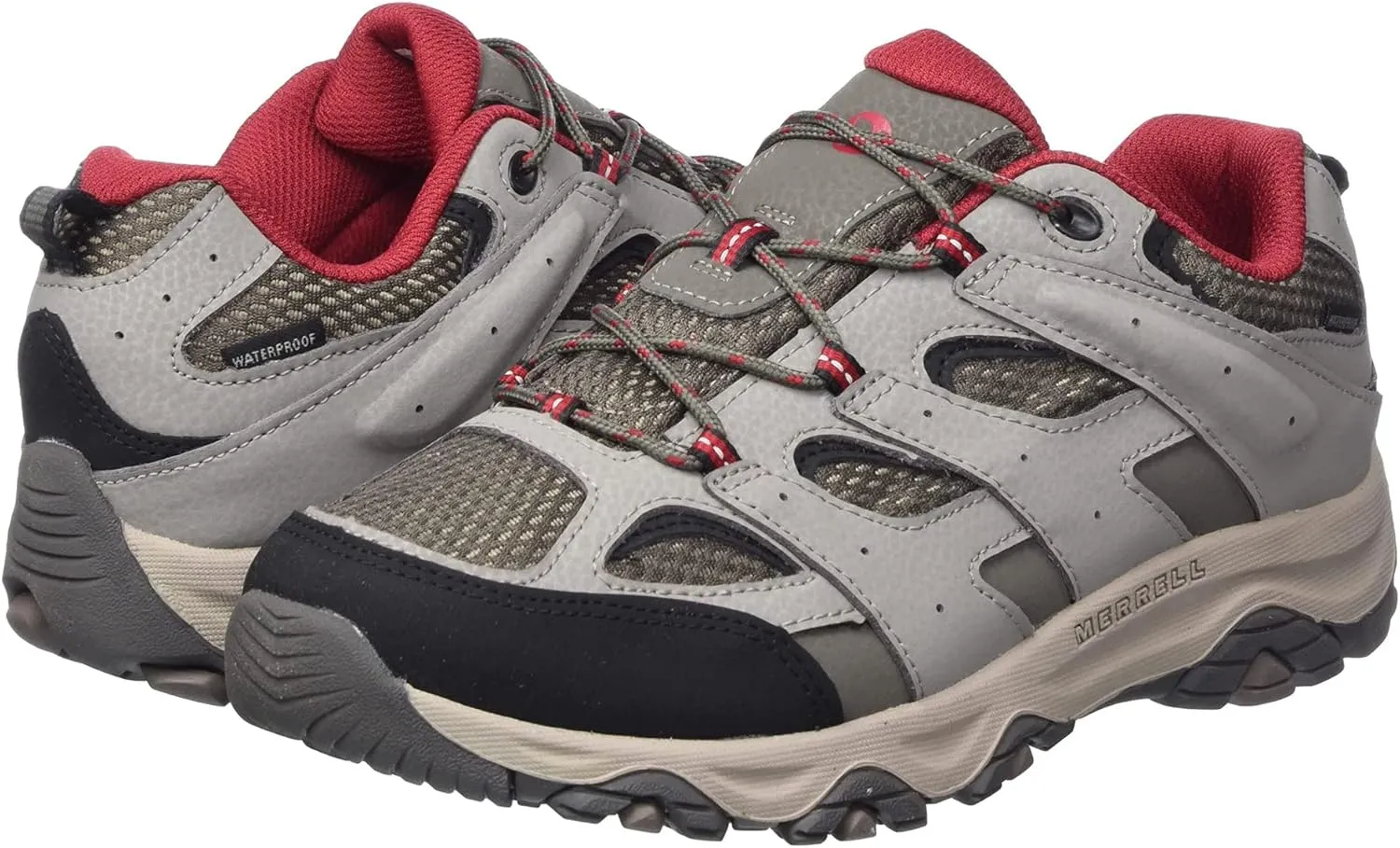 Merrell Boy's Moab 3 Low Waterproof Hiking Shoe