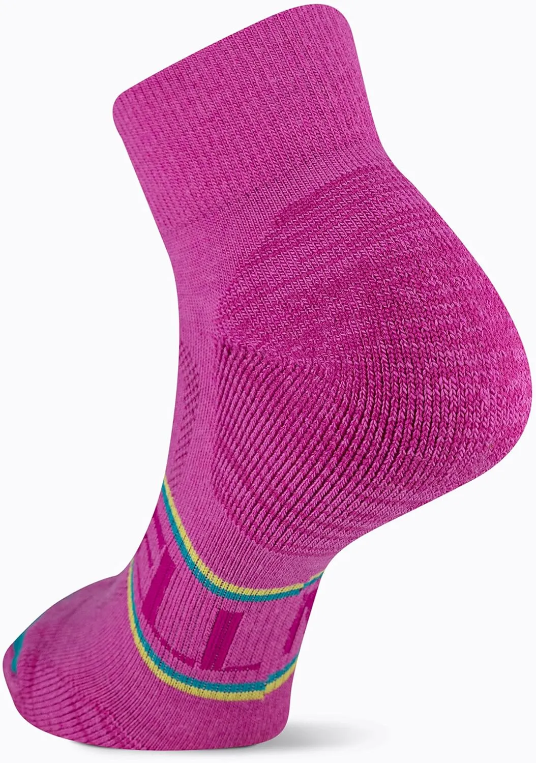 Merrell Men's and Women's Zoned Cushioned Wool Hiking Ankle Socks-Breathable Arch Support