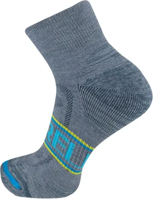 Merrell Men's and Women's Zoned Cushioned Wool Hiking Ankle Socks-Breathable Arch Support