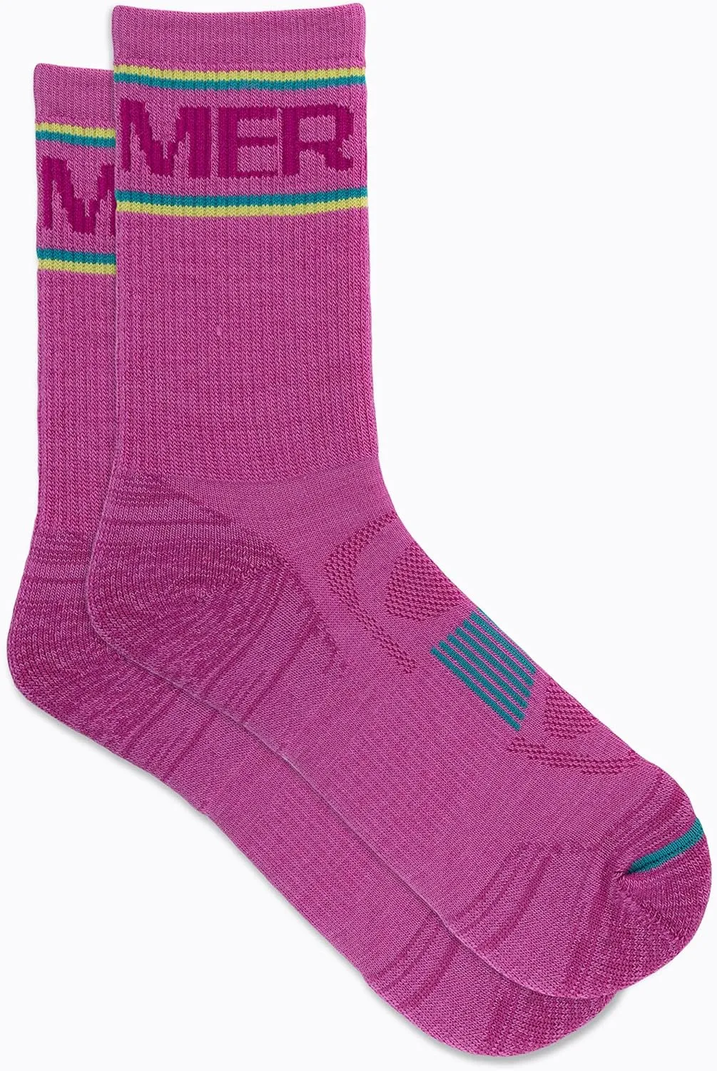 Merrell Men's and Women's Zoned Cushioned Wool Hiking Crew Socks-1 Pair Pack-Breathable Arch Support