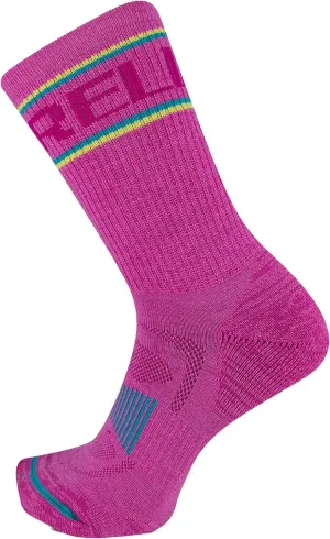 Merrell Men's and Women's Zoned Cushioned Wool Hiking Crew Socks-1 Pair Pack-Breathable Arch Support