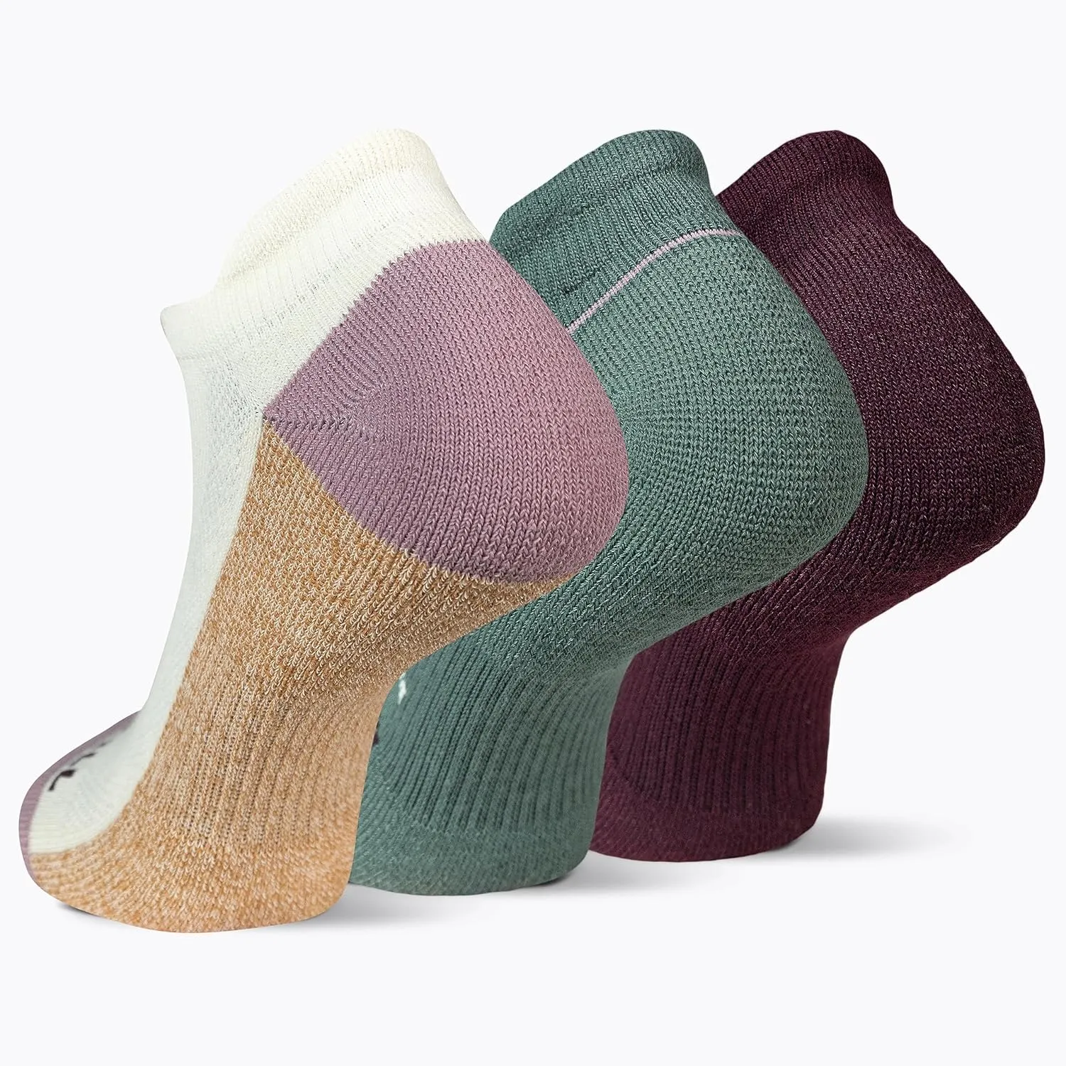 Merrell Unisex-Adult Recycled Everyday Half Cushion Low Cut Tab Socks - 3 Pairs - Breathable Hiking