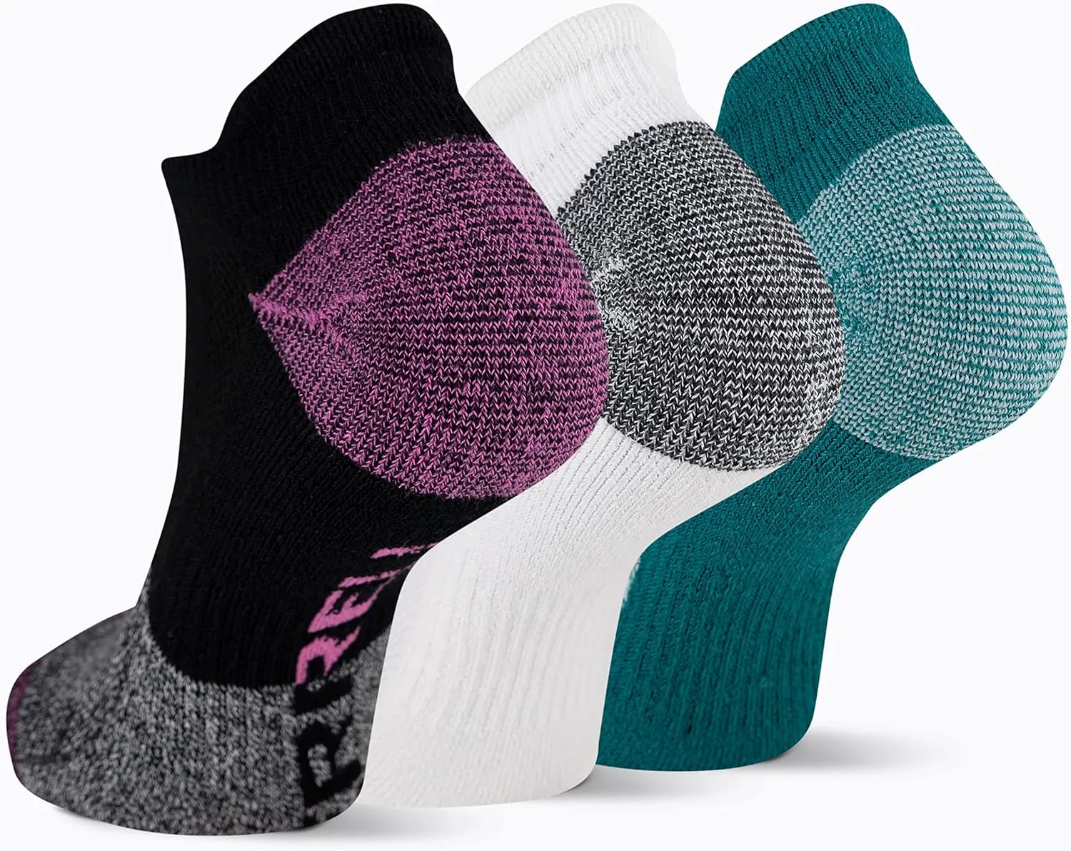 Merrell Unisex-Adult Recycled Everyday Half Cushion Low Cut Tab Socks - 3 Pairs - Breathable Hiking