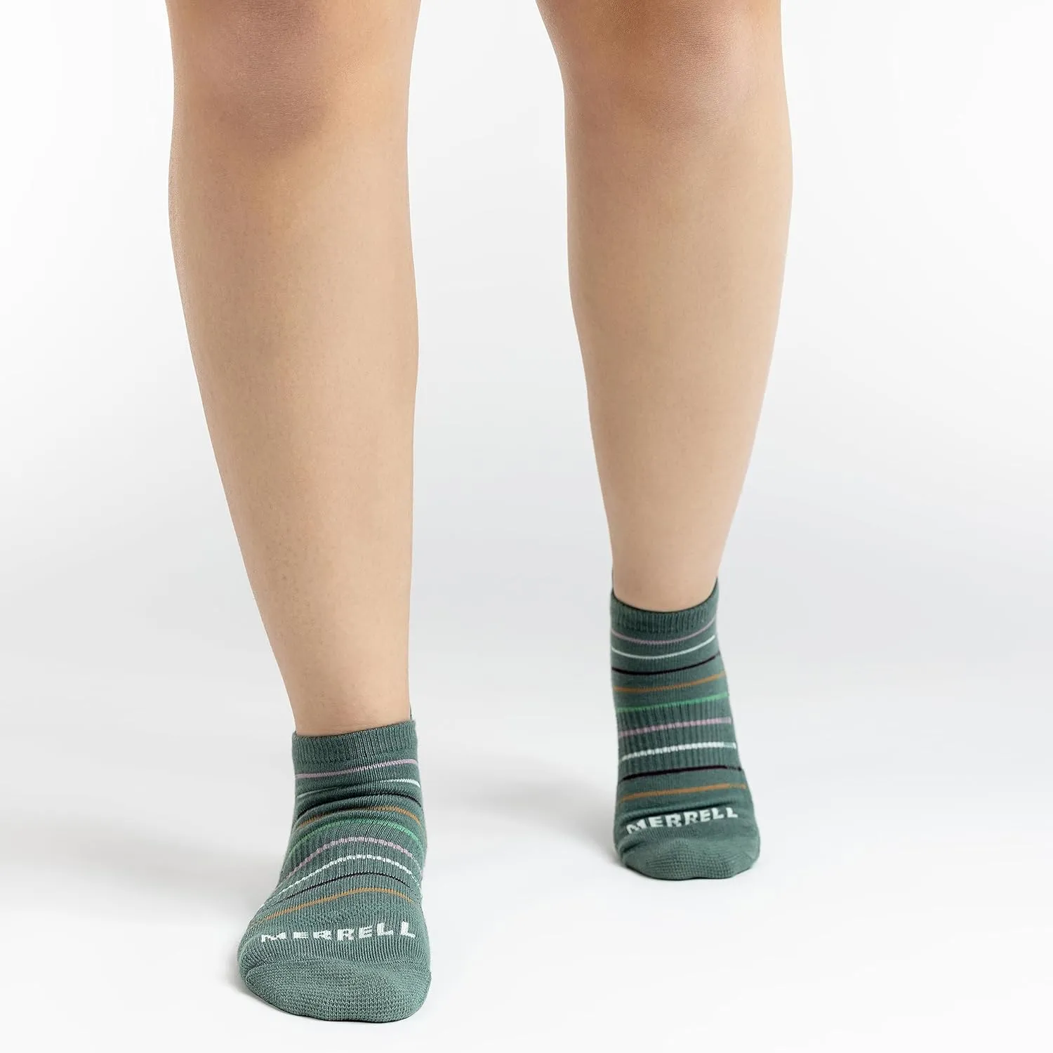 Merrell Unisex-Adult Recycled Everyday Half Cushion Low Cut Tab Socks - 3 Pairs - Breathable Hiking