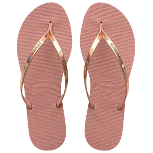 Metallic Flip Flop - Crocus Rose