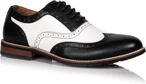 Metrocharm MC315 Men's Wing Tip Lace Up Oxford Shoe