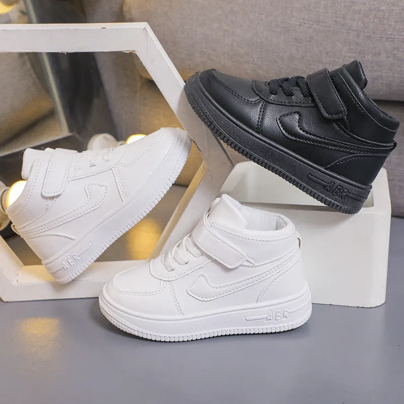 Mid-Rise Velcro Sneakers