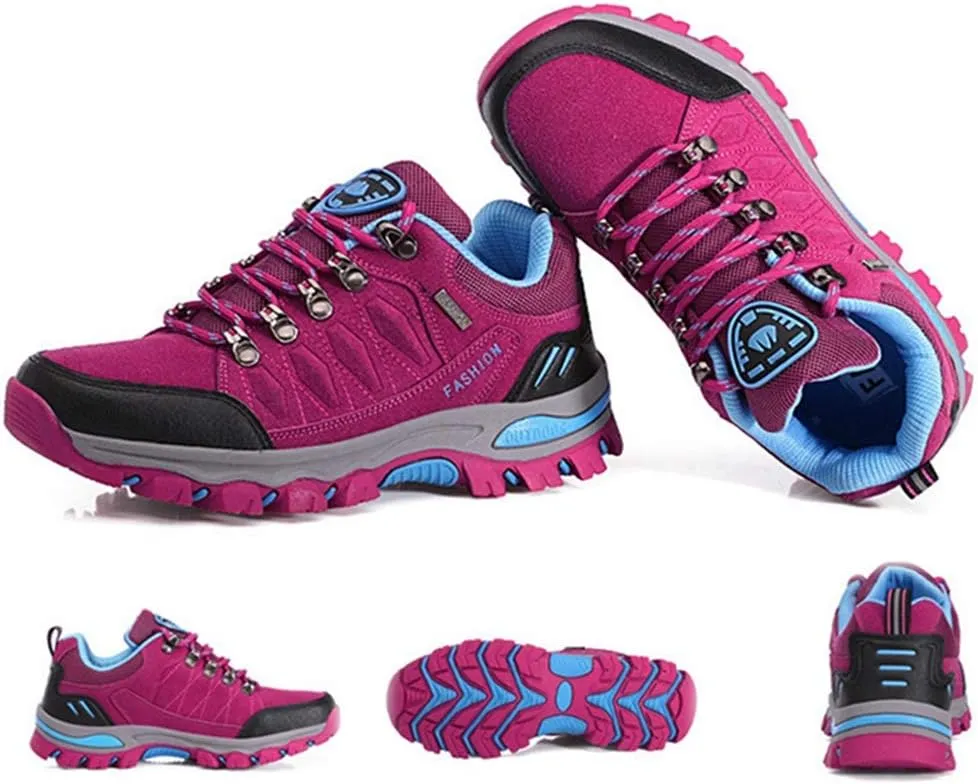 MIOKE Women's Waterproof Hiking Shoes Outdoor Running Trail Hiker Non-Slip Casual Climbing Backpacking Shoe