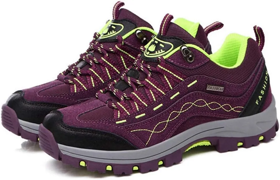 MIOKE Women's Waterproof Hiking Shoes Outdoor Running Trail Hiker Non-Slip Casual Climbing Backpacking Shoes