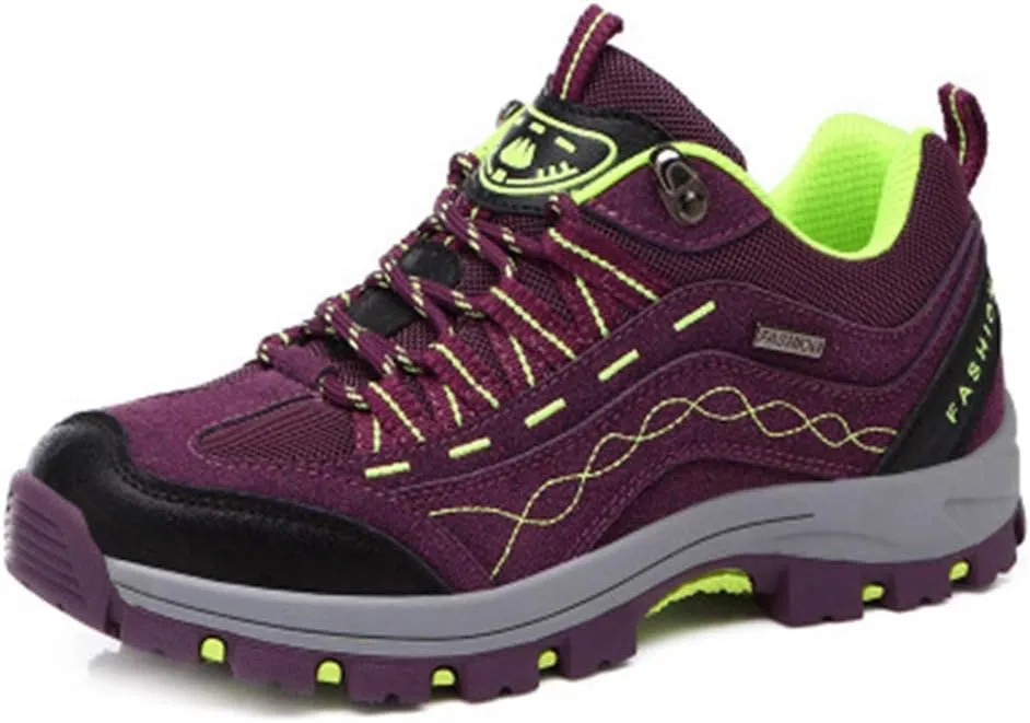 MIOKE Women's Waterproof Hiking Shoes Outdoor Running Trail Hiker Non-Slip Casual Climbing Backpacking Shoes