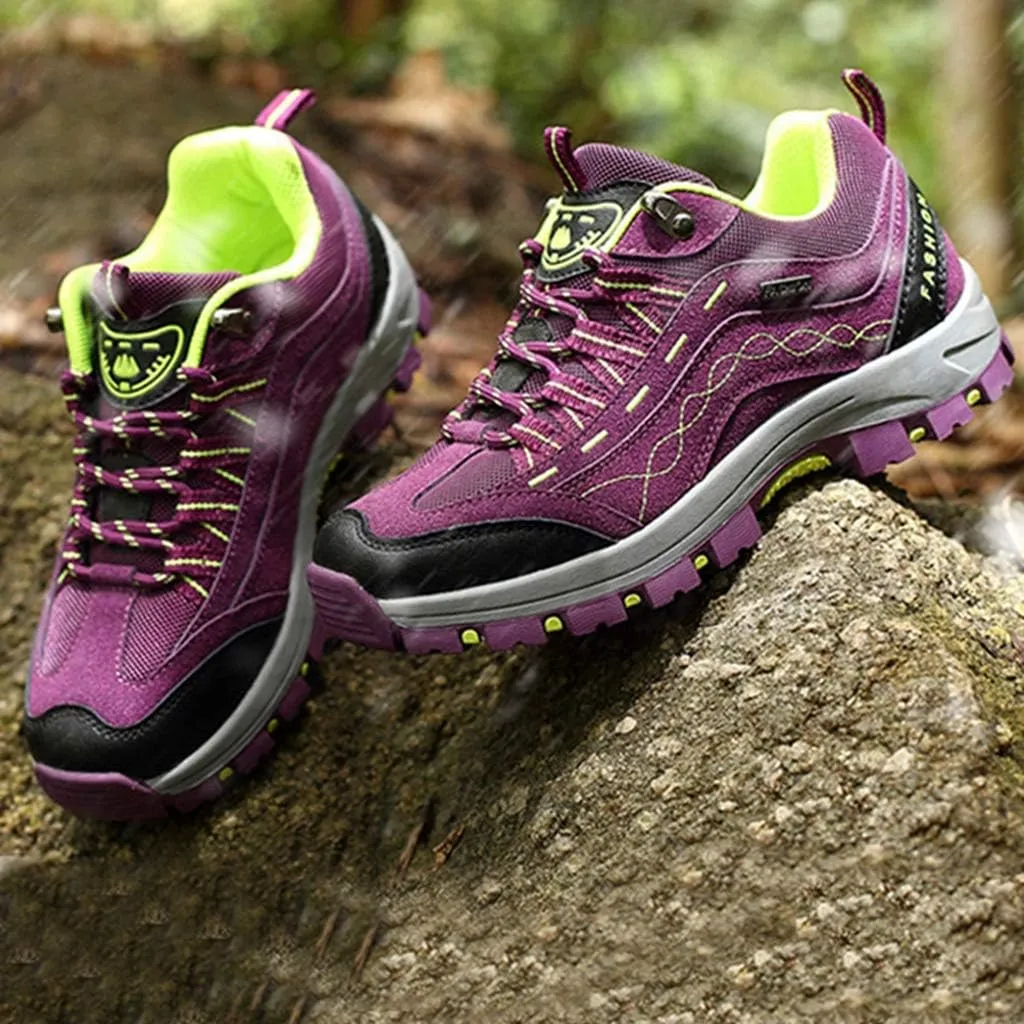 MIOKE Women's Waterproof Hiking Shoes Outdoor Running Trail Hiker Non-Slip Casual Climbing Backpacking Shoes