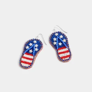 Miss Americanna's Flip Flops Dangle Earrings