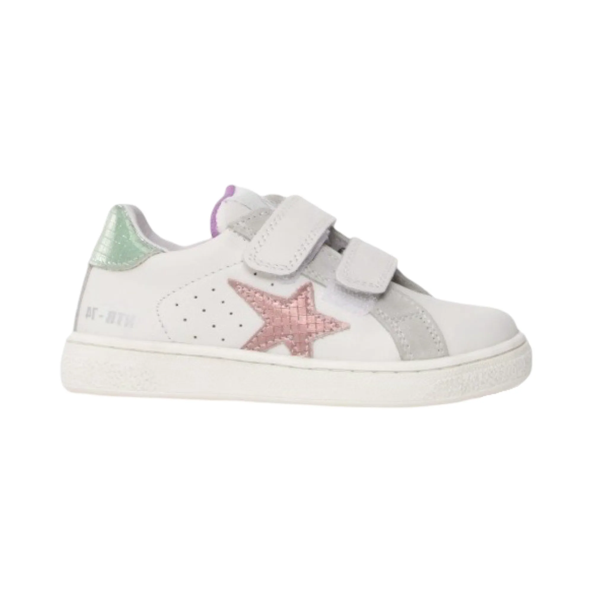 Naturino Rose Capri Double Velcro Sneaker- Pinn