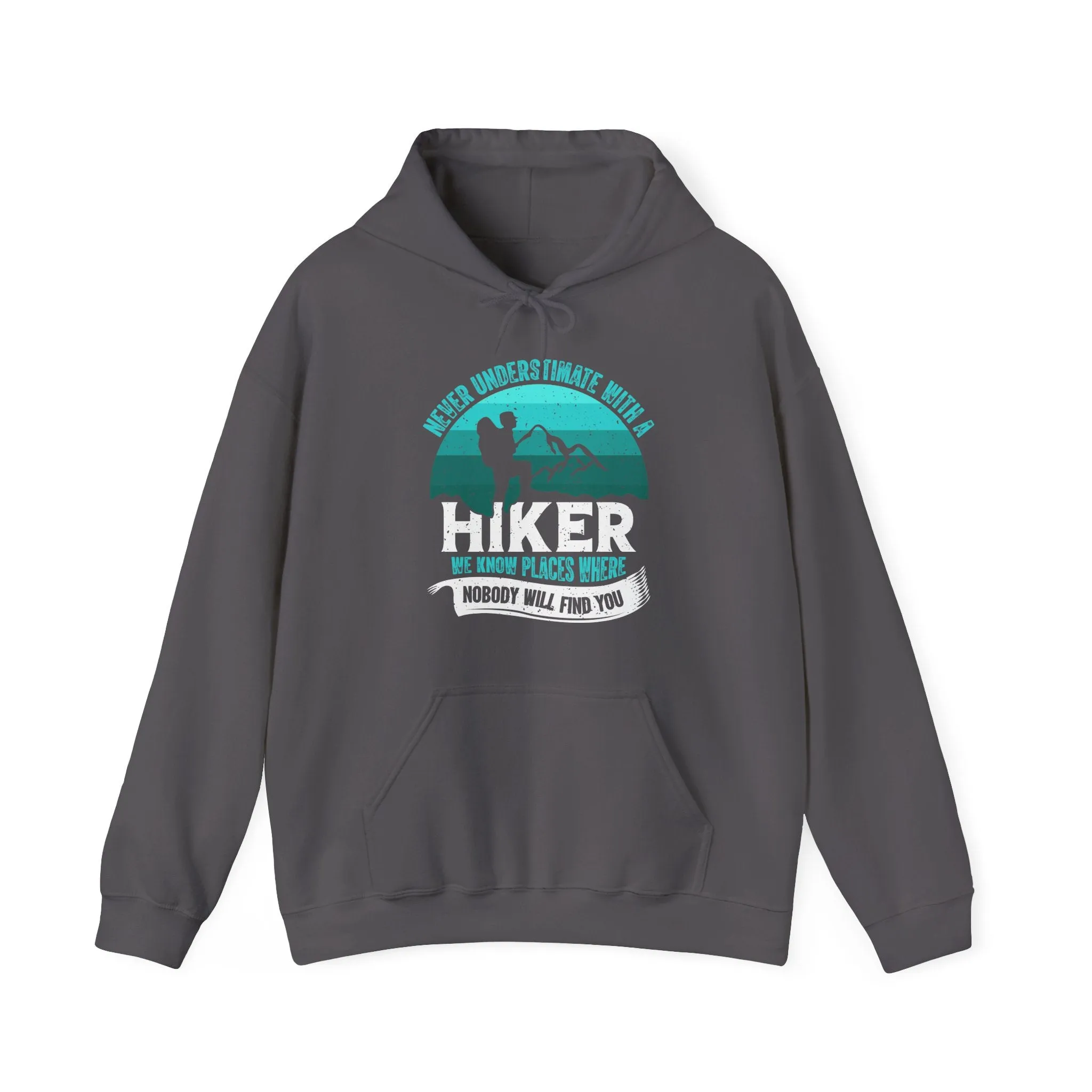 Never Underestimate a Hiker Hoodie