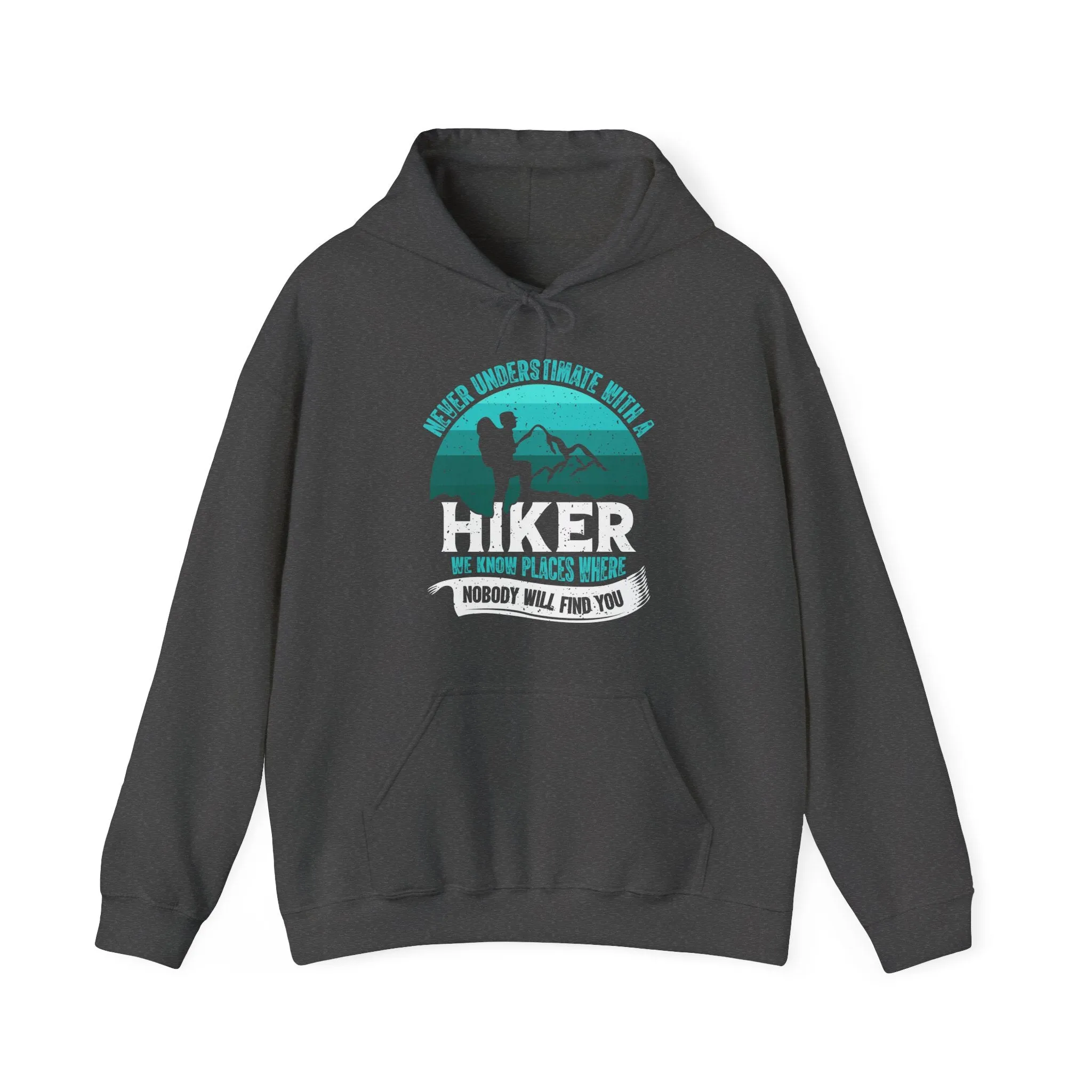 Never Underestimate a Hiker Hoodie
