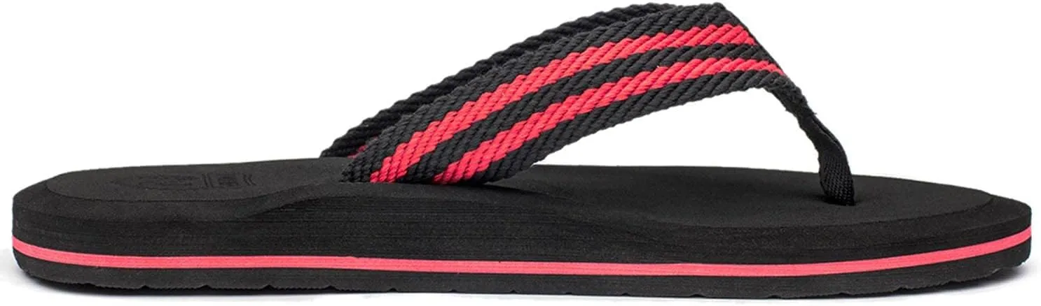 NewDenBer Mens Flip Flops Comfortable Thong Sandals Lightweight Summer Beach Sandals