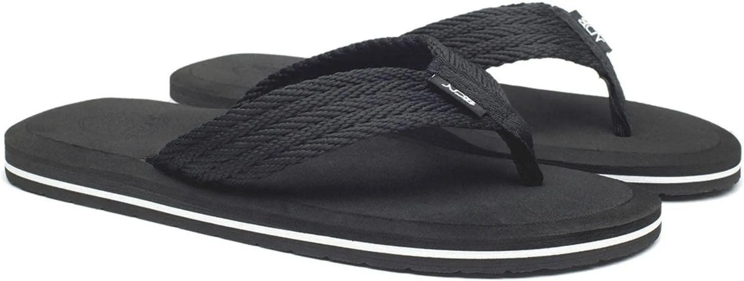 NewDenBer Mens Flip Flops Comfortable Thong Sandals Lightweight Summer Beach Sandals