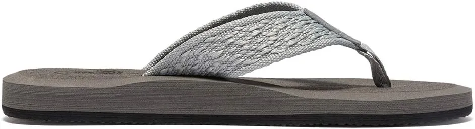 NewDenBer Mens Flip Flops Comfortable Thong Sandals Lightweight Summer Beach Sandals
