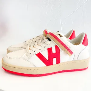 Next Red Velcro Low Top Vintage Havana Sneaker