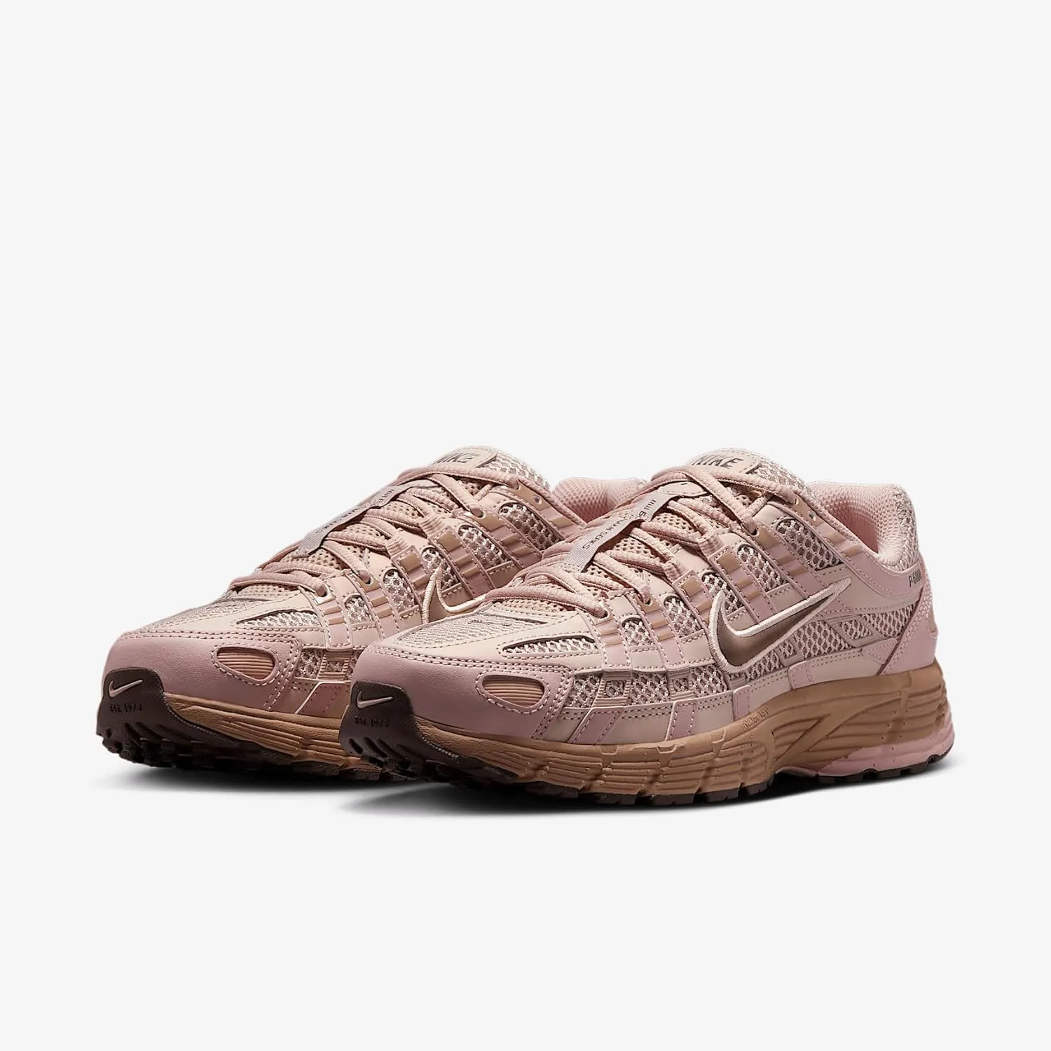 Nike P-6000 SE Women's Shoes (IF1756-200, Fossil Stone/Hemp/Pink Oxford/Ironstone)