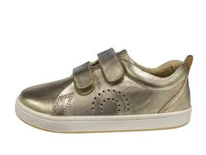 Old Soles  Gold Velcro Sneaker Big Tot