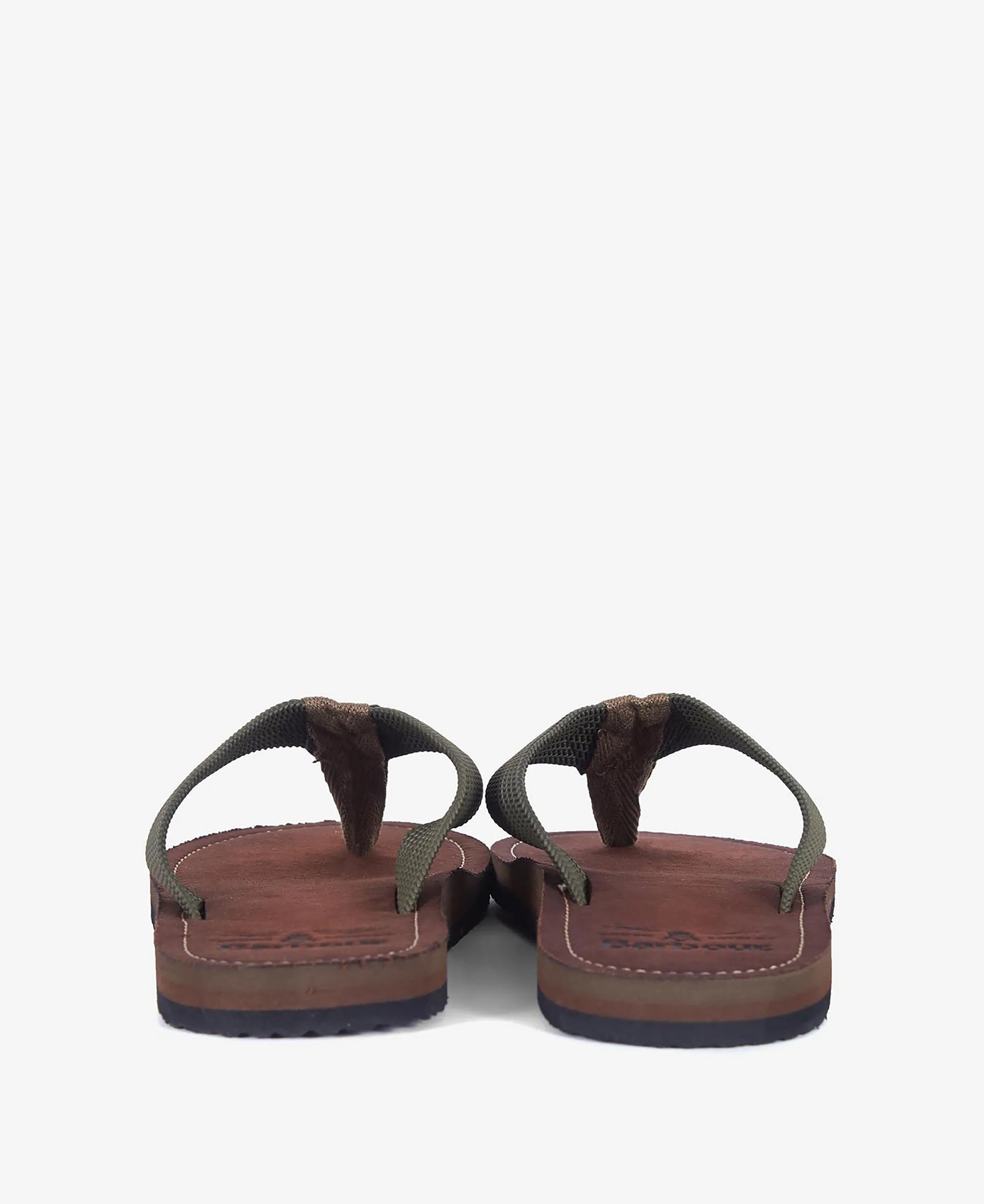 Olive Toeman Flip Flops
