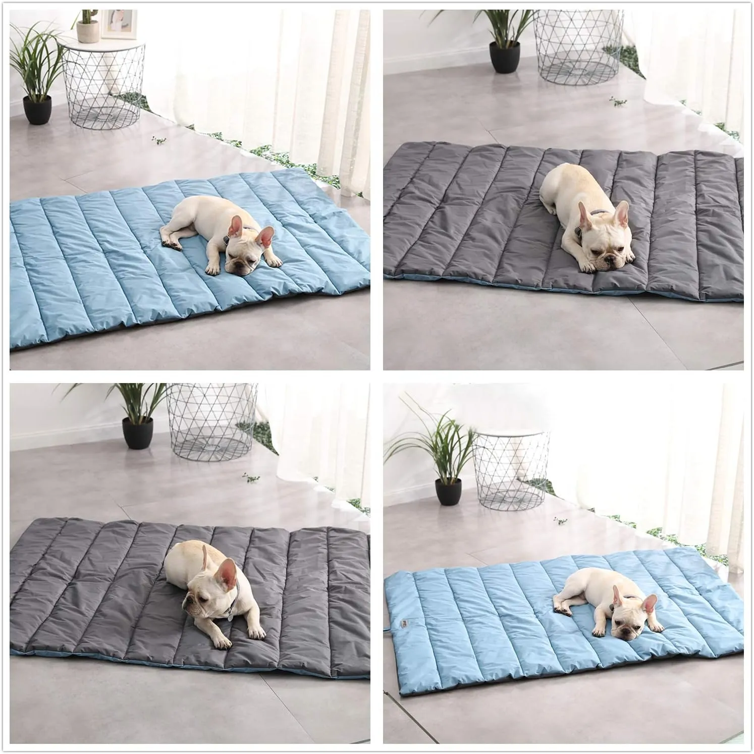 Outdoor Dog Bed, Waterproof, Washable, Large Size, Durable, Water Resistant, Portable and Camping Travel Pet Mat 51X35