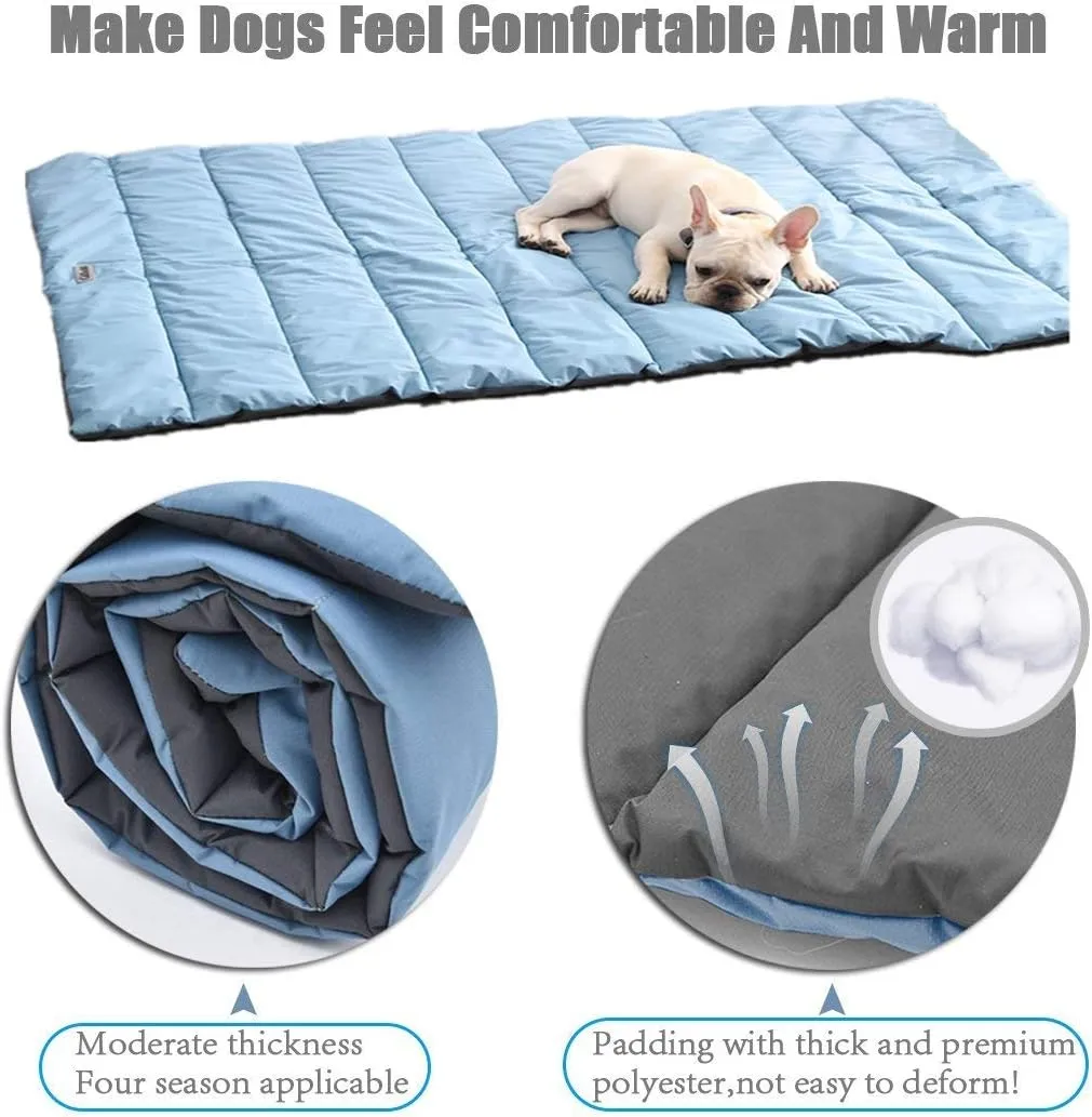 Outdoor Dog Bed, Waterproof, Washable, Large Size, Durable, Water Resistant, Portable and Camping Travel Pet Mat 51X35