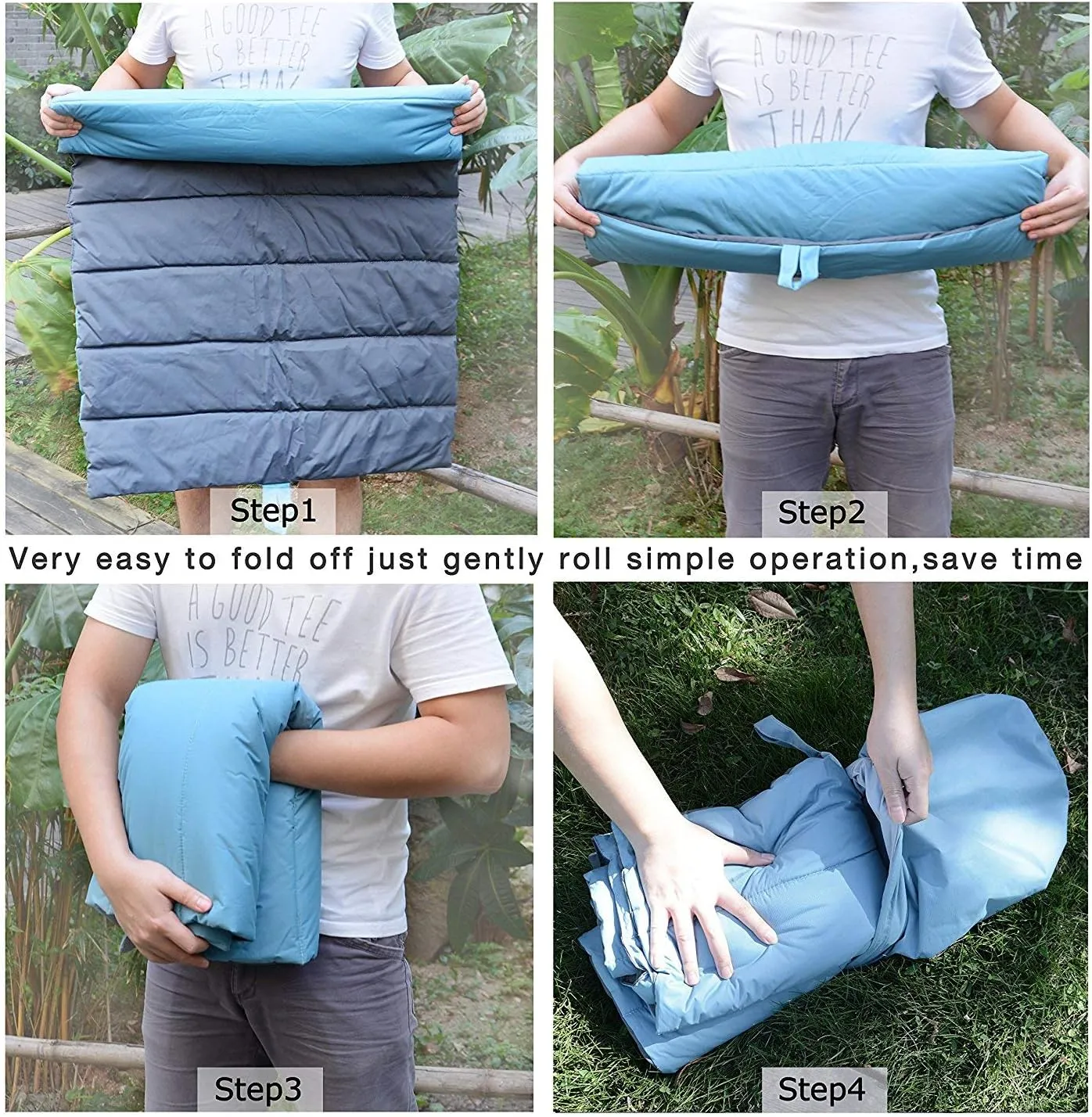 Outdoor Dog Bed, Waterproof, Washable, Large Size, Durable, Water Resistant, Portable and Camping Travel Pet Mat 51X35