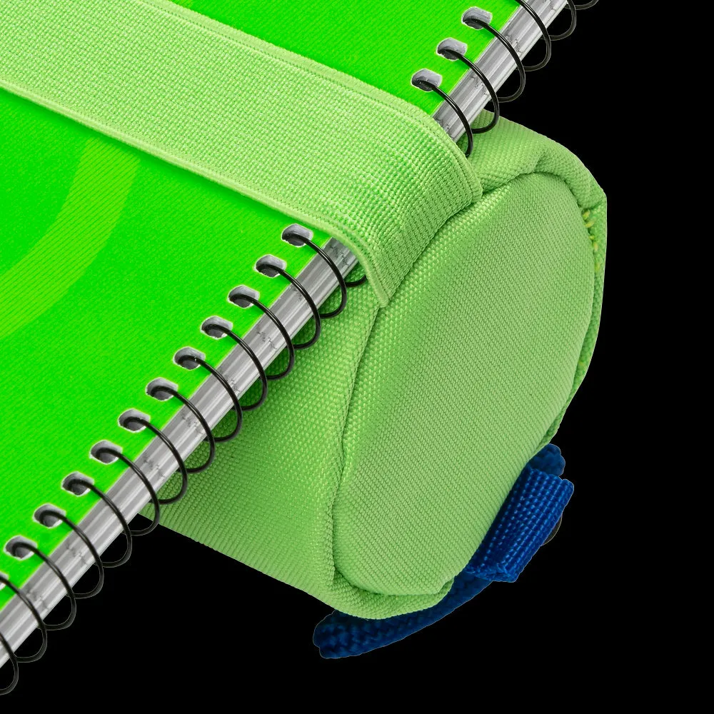 Oxford Bright Green Large Round Pencil Case