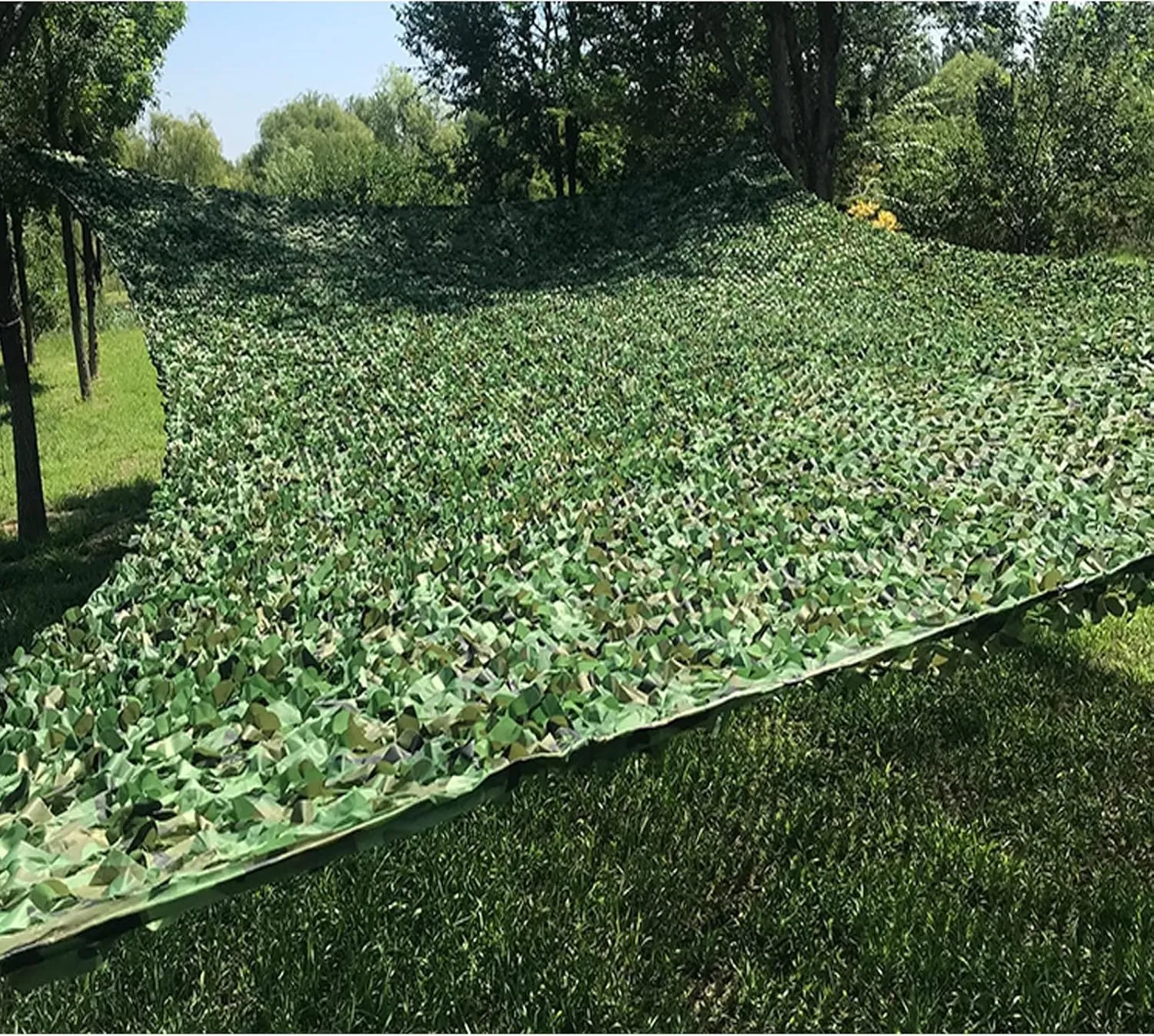 Oxford Fabric Camo Netting,Camouflage Netting for Kids,Camo Army Military Nettings,Army Blinds Nets,Lightweight Durable,for Decoration Sunshade Camping Animal Observation