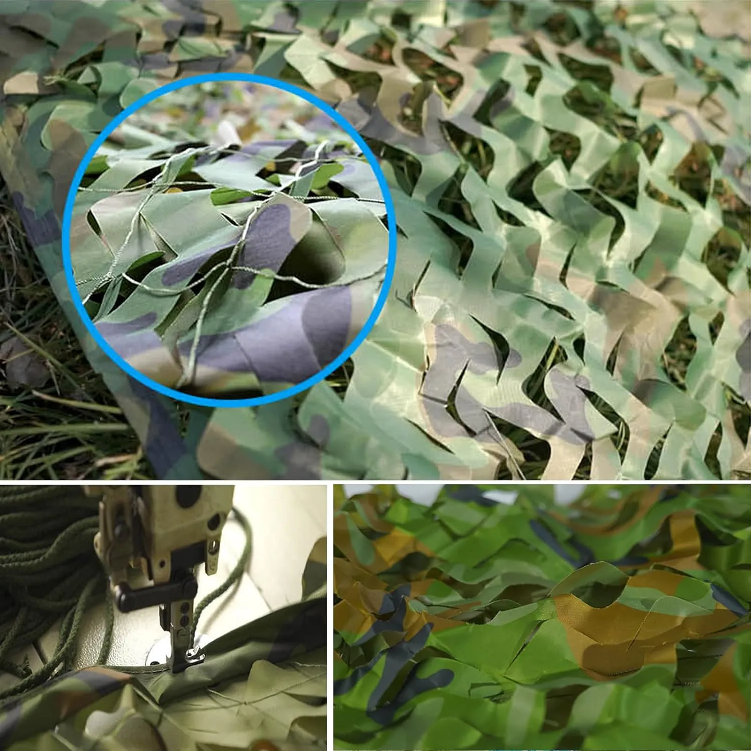 Oxford Fabric Camo Netting,Camouflage Netting for Kids,Camo Army Military Nettings,Army Blinds Nets,Lightweight Durable,for Decoration Sunshade Camping Animal Observation