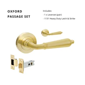 Oxford Passage Set, Includes 1131 Latch SB