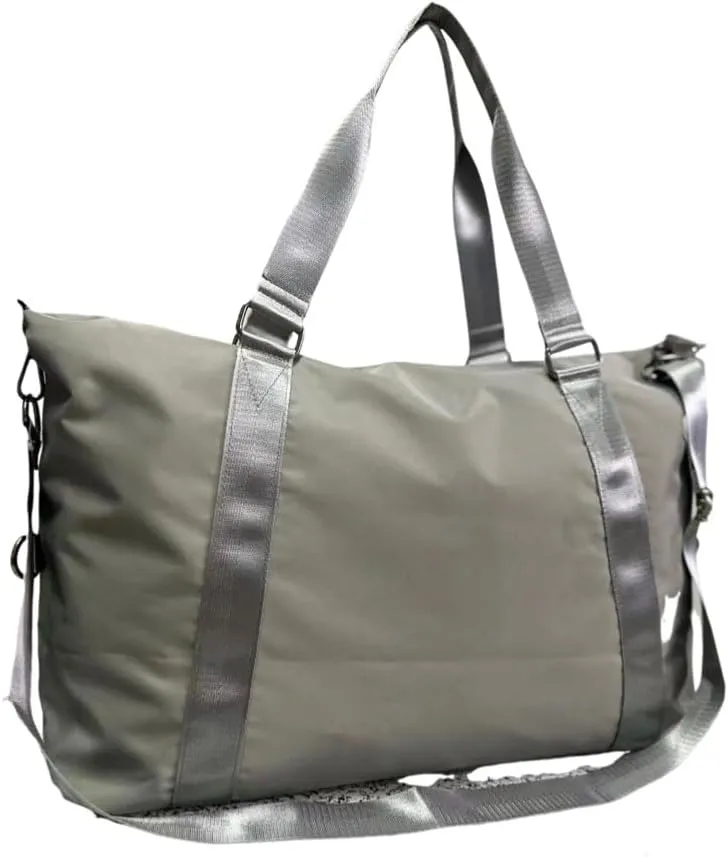 Oxford Sports Gym Bag Travel Bag for Women and Men Water Resistant Adjustable Straps