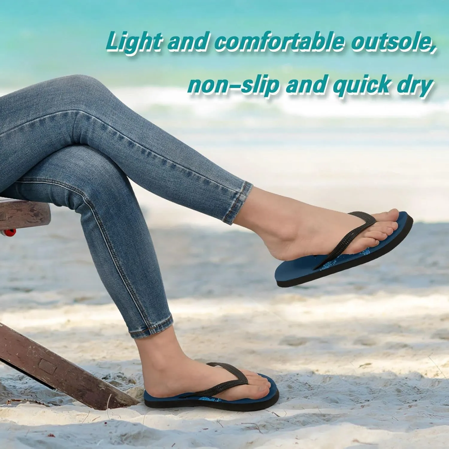 Oyihfvs Flip Flops Flip Sandal Home Slippers Hotel Spa Bedroom for Men Women XS-XXL