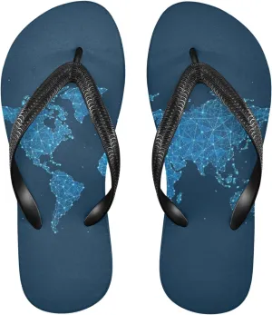 Oyihfvs Flip Flops Flip Sandal Home Slippers Hotel Spa Bedroom for Men Women XS-XXL