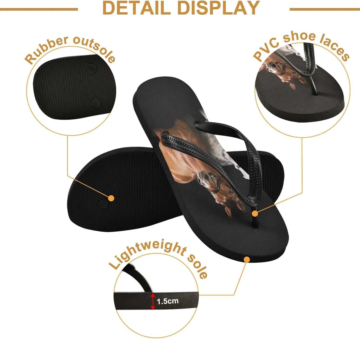 Oyihfvs Flip Flops Flip Sandal Home Slippers Hotel Spa Bedroom for Men Women XS-XXL