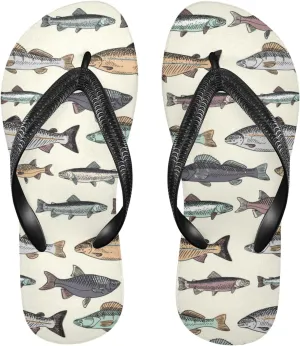 Oyihfvs Flip Flops Flip Sandal Home Slippers Hotel Spa Bedroom for Men Women XS-XXL