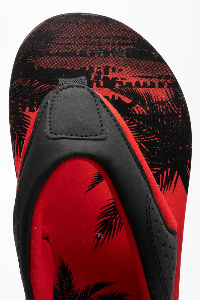 Padded Flip Flop Black