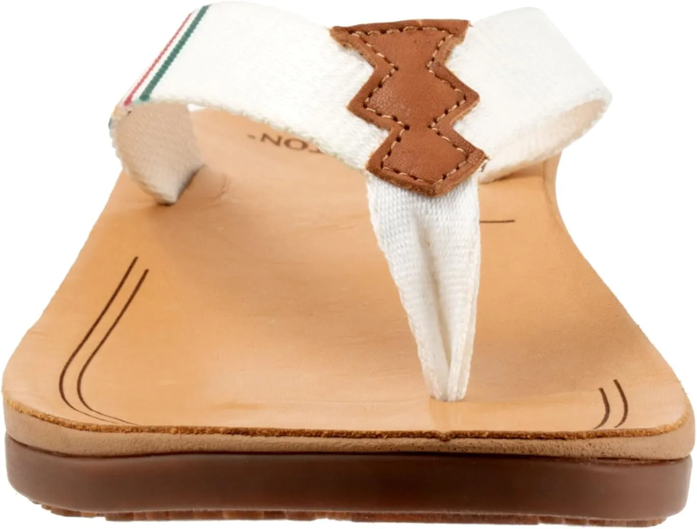 PENDLETON Women's Fire Legend Flip-Flop, Vibrant Fabric Upper, Rubber Sole, Cushioned Leather-Lined Footbed