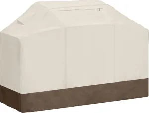 PHI VILLA 65" L x 24" D x 49" H Outdoor BBQ Grill Cover with Weather Resistant Fabric, Large Grill Cover Heavy Duty, Rip-Proof,UV-Resistant Medium