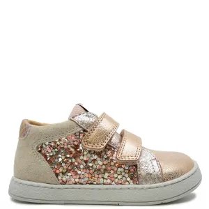 Pom D'Api Pink Glitter Baby sneaker
