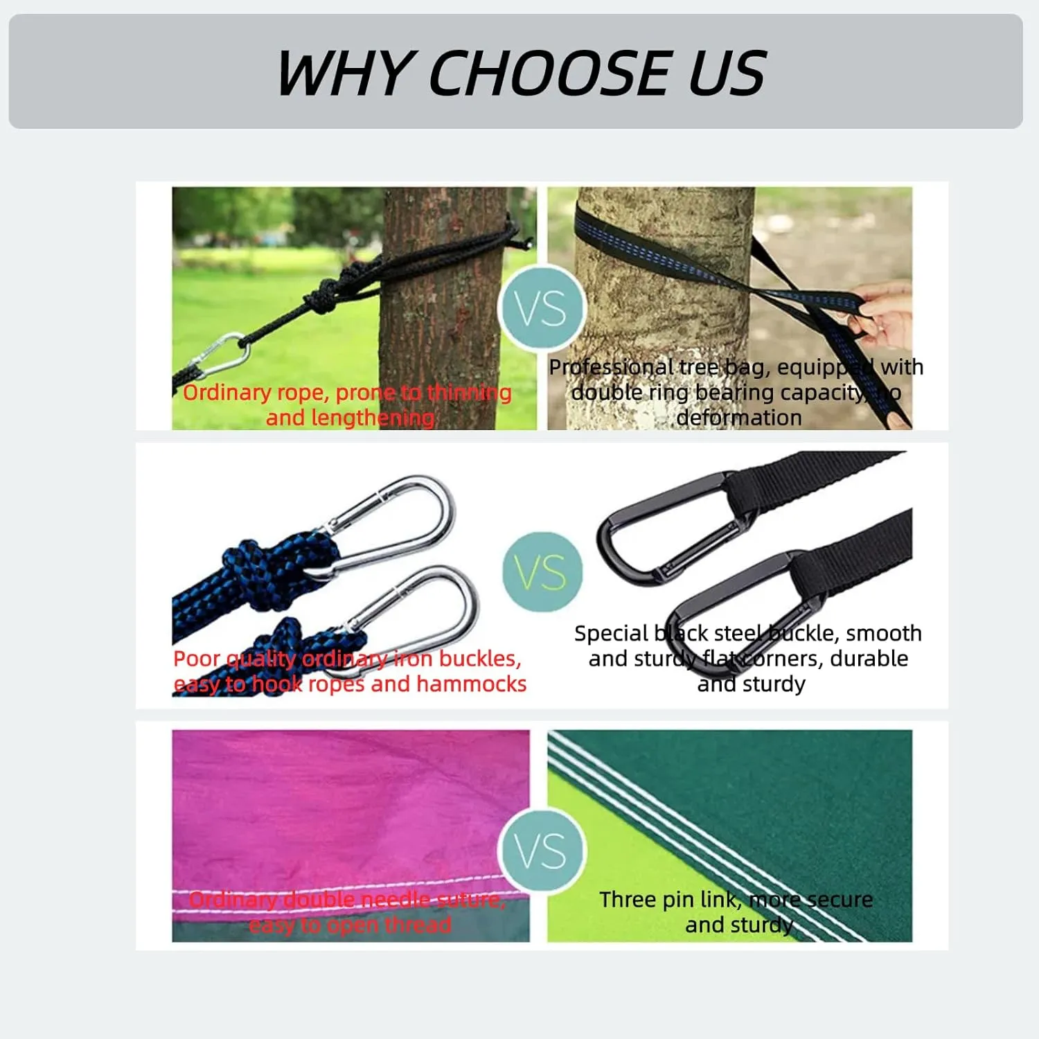 Pop up Hammock with Mosquito net - Ultra Light Outdoor Camping  for Adults with Capacity of 200 kilograms,Hammock Swing for 2 Tree Ties, 2 Black Gold Steel Buckles, Outdoor Storage Bag (Black)