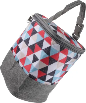 Portable Bottle Bag with Carrying Handle Insulated Storage Pouch for Milk Bottles Multi Function and Durable Design for Parents the Go