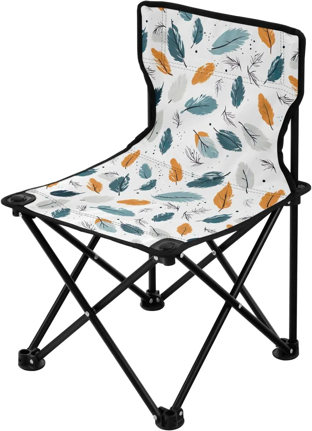 Portable Camping Chairs Color Leaves Lightweight Folding Chair for Camping, Beach, Picnic, Travel and Sports with Carry Bag 20851240