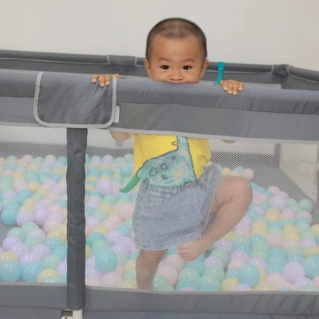 Portable Large Baby Fence Area, Large Baby Playpen, Anti-Slip Play Yard For Toddlers