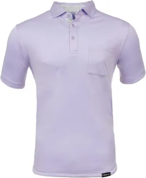 Primo Classic Collar Golf Polo, Lightweight, 100% Polyester, Curved Hem