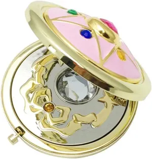 Pssopp Flip Mirror, Anime Makeup Mirror, Crystal Star Makeup Mirror, Cosplay Prop, Portable Mirror, Sturdy Lightweight (#1)